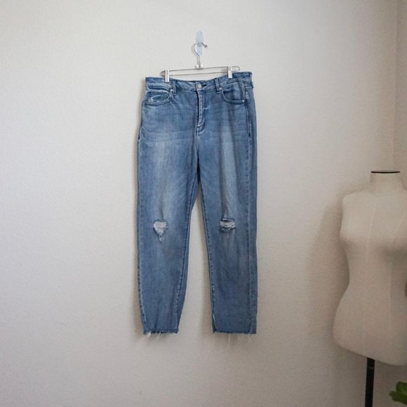 Habitual pace distressed straight leg jeans - Picture 2 of 7